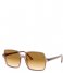 Ray Ban  Icons Square Ii Transparent Light Brown (128151)