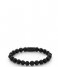 Rebel and Rose Armband Black Moon - All-Black - 8mm Zwart Rebel and Rose Armband Black Moon - All-Black - 8mm Zwart