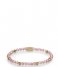 Rebel and Rose Armband Cherry Rose - 4mm - yellow gold plated Roze/goud-kleur Rebel and Rose Armband Cherry Rose - 4mm - yellow gold plated Roze/goud-kleur