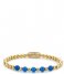 Rebel and Rose Armband Yellow Gold meets Brightening Blue - 6mm Geelgoud met blauw Rebel and Rose Armband Yellow Gold meets Brightening Blue - 6mm Geelgoud met blauw
