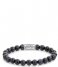 Rebel and Rose Armband Tiger Blues - 8mm Donkerblauw Rebel and Rose Armband Tiger Blues - 8mm Donkerblauw