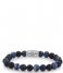 Rebel and Rose Armband Blue Rocks - 8mm Blauw Rebel and Rose Armband Blue Rocks - 8mm Blauw