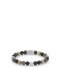 Rebel and Rose Armband Autumn Storm - 8mm Bruin/beige, groen en zwart Rebel and Rose Armband Autumn Storm - 8mm Bruin/beige, groen en zwart