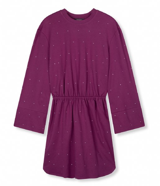 Refined Department  Ladies Knitted Sweat Dress Cheri Purple (801)
