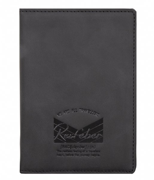 Resfeber Paspoorthouder Cango Travelwallet Black Resfeber Paspoorthouder Cango Travelwallet Black