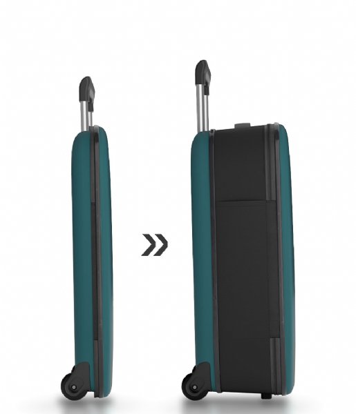 Rollink Walizki na bagaż podręczny Vega II Foldable Deep Lagoon