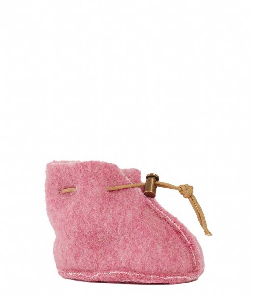 Rue de Wool  Baby Booties Wool Pink (4)