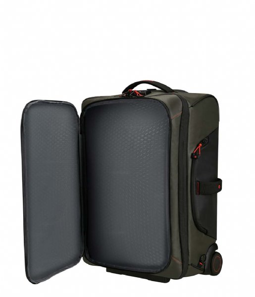 Samsonite Walizki na bagaż podręczny Ecodiver Duffle Wheels 55 Backpack Climbing Ivy (9199)