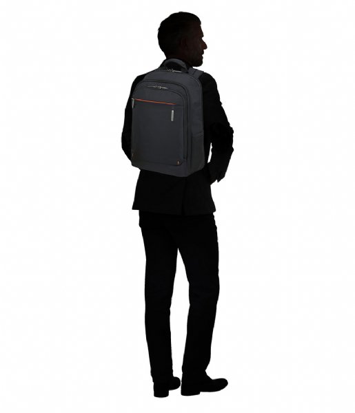 Samsonite Laptop rugzak Network 4 Lpt Backpack 14.1 Inch Charcoal Black (6551)