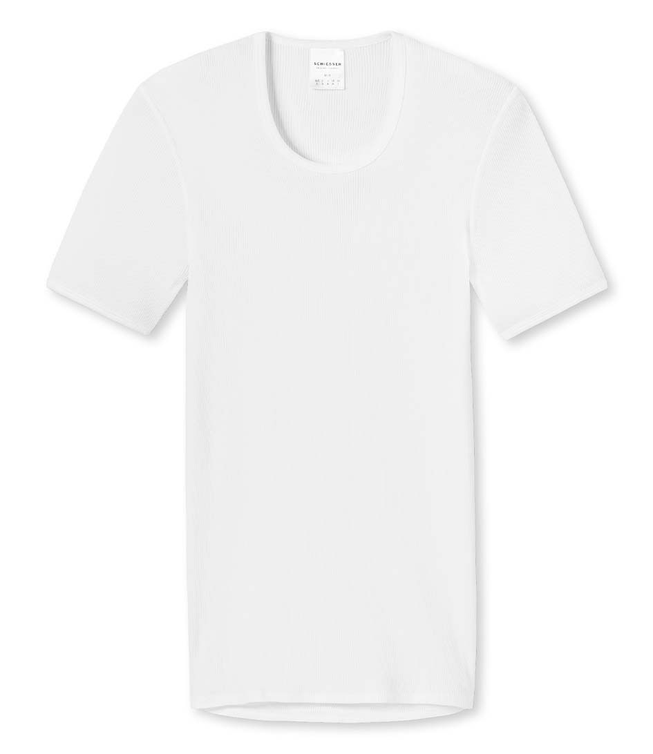Schiesser t shirt ondergoed aanbieding doppelripp wit online kopen