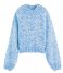 Scotch and Soda  Relaxed-Fit Crew-Neck Boucle Sweater Ecru (0003)