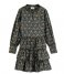 Scotch and Soda Jurk Kids All-Over Printed Long-Sleeved Dress Combo D (0220)