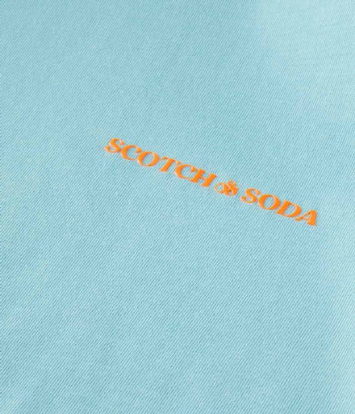 Scotch and Soda  Jersey Logo tee Seafoam (0514)