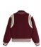Scotch and Soda  Varsity Jacket In Wool Blend Bordeaux (0177)