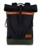 Scotch and Soda  Leather and Suede-trimmed canvas backpack Combo A (0217)