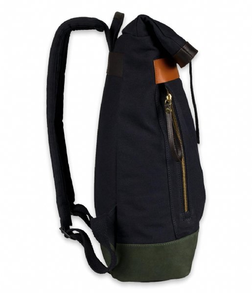Scotch and Soda  Leather and Suede-trimmed canvas backpack Combo A (0217)