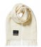 Scotch and Soda  Fringed woven Wool scarf Arctic White (4309)