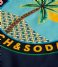 Scotch and Soda  Logo Artwork Crewneck Sweatshirt Navy