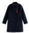 Scotch and Soda  Bonded Classic Wool-Blend Tailored Coat Deep Space (5153)