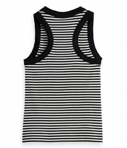 Scotch and Soda  Girls Fitted Rib Racer-Back Tank-Top Combo N (0593)