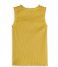 Scotch and Soda  Girls Fitted Rib Tank-Top With Lace Edges Pineapple (1176)