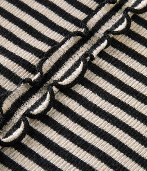 Scotch and Soda  Girls Long-sleeved yarn-dyed striped ruffle Combo S (598)