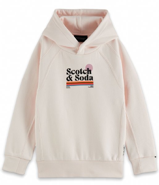 Scotch and Soda  Boys Artwork hoodie Ecru (3)