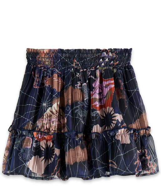 Scotch and Soda Rokje Girls All-over printed layered skirt Combo G (461)