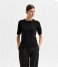 Selected Femme  Knitted Ss Knit Top Black