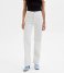 Selected Femme  Alice High Waist Long Wide Jeans Snow White
