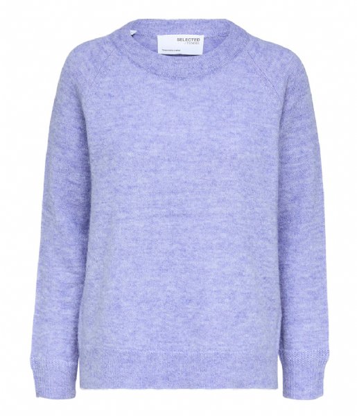 Selected Femme trui Lulu Long Sleeve Knit O-Neck B Jacaranda Melange (3916204) Selected Femme trui Lulu Long Sleeve Knit O-Neck B Jacaranda Melange (3916204)