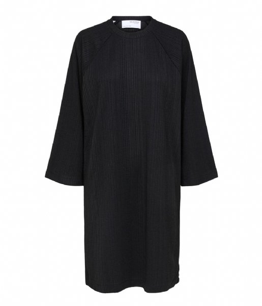 Selected Femme  Ragnild 7/8 Dress W Black (3933481)