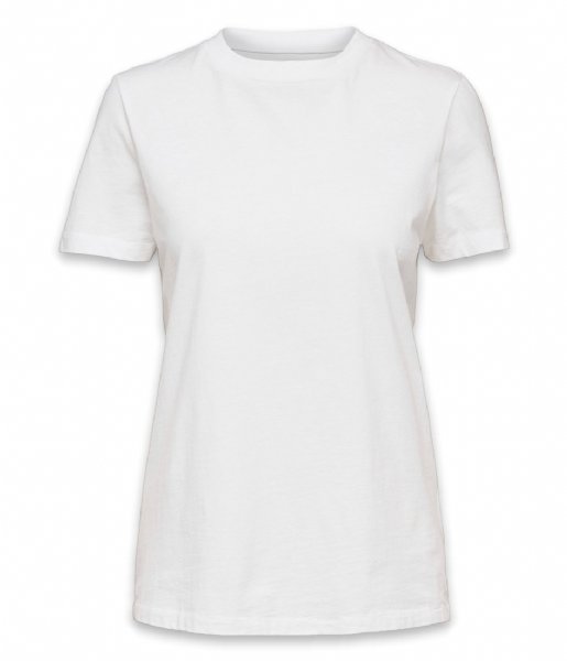 Selected Femme  My Perfect Short Sleeve Tee Box Cut Bright White