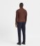 Selected Homme  Aiko Long Sleeve Knit Cable Roll Neck B Shaved Chocolate (#543B35)