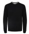 Selected Homme  Slhcast Long Sleeve Knit Cable Crew B Camp Black