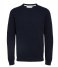 Selected Homme  Slhcast Long Sleeve Knit Cable Crew B Camp Sky Captain