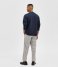Selected Homme  Relaxaioni Crew Neck Sweat G Sky Captain