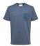 Selected Homme  Relaxarvid SS O Neck Tee W Bering Sea
