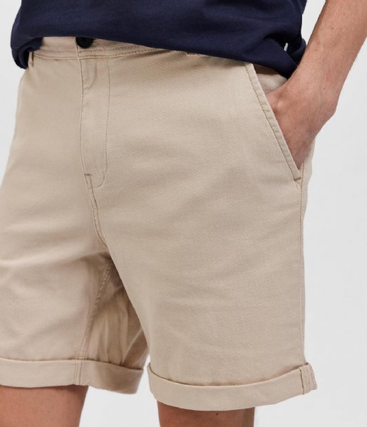 Selected Homme  Comfort Luton Flex Shorts W Turtledove