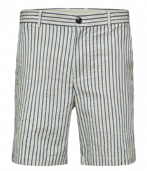 Selected Homme  Comfort Vigo Seer Shorts Insignia Blue
