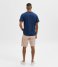 Selected Homme  Wilder Short Sleev O-Neck Tee Camp Insignia Blue