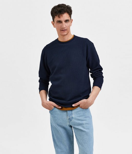 Selected Homme  Relaxmorell Crew Neck Sweat W Sky Captain (#262934)