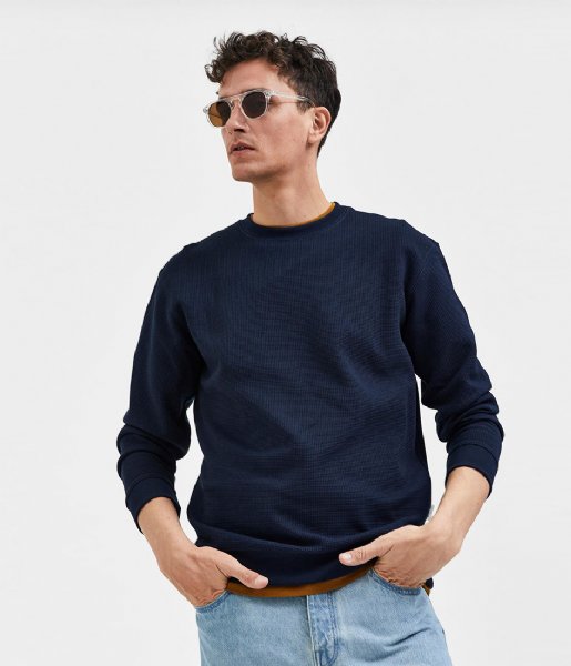 Selected Homme  Relaxmorell Crew Neck Sweat W Sky Captain (#262934)