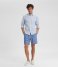 Selected Homme  Comfort New Linen Shorts Medium Blue Denim
