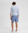 Selected Homme  Comfort New Linen Shorts Medium Blue Denim