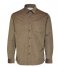 Selected Homme  Regbenjamin Cord Shirt Long Sleeve W Brindle (#82776B)