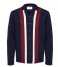 Selected Homme  Milan Long Sleeve Knit Cuban Cardigan B Sky Captain (#262934)