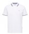 Selected Homme  Dante Sport Short Sleeve Polo Bright White