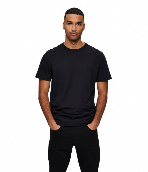 Selected Homme  Norman180 Short Sleeve O Neck Tee S Black