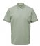 Selected Homme  Aze Ss Polo W Desert Sage